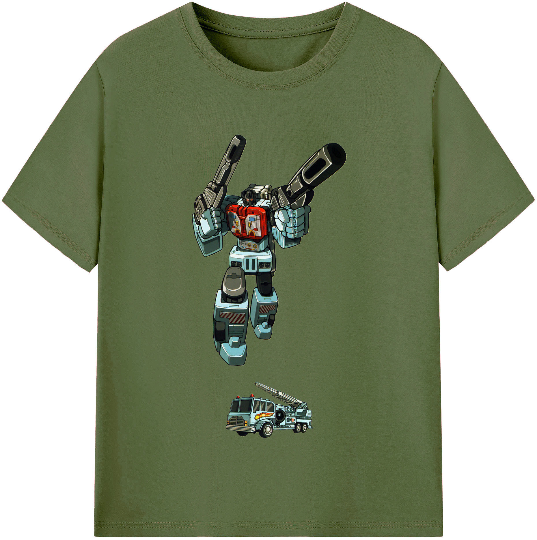 （画像用）  綿100％半袖Tシャツ（フロントプリント）